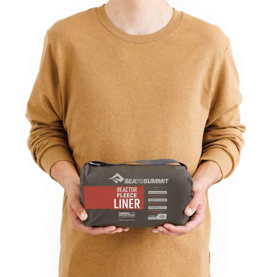 Liner Reactor Fleece 18 ºC- Mummy con cordon de ajuste