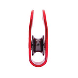 Polea simple 28 kN MICRO placas fijas rojo – ISC