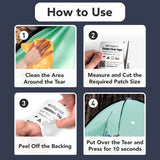 Cinta adhesiva transparente resistente para reparación - Azengear