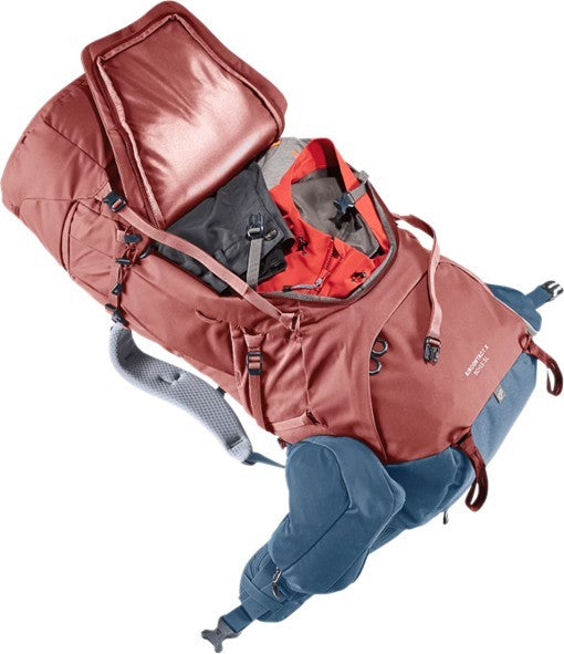 Mochila Aircontact X 60 + 15 SL redwood-ink – DEUTER