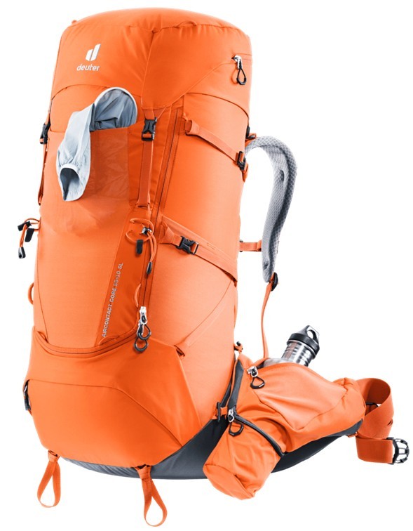 Mochila Aircontact Core 55 + 10 SL paprika-graphite – DEUTER