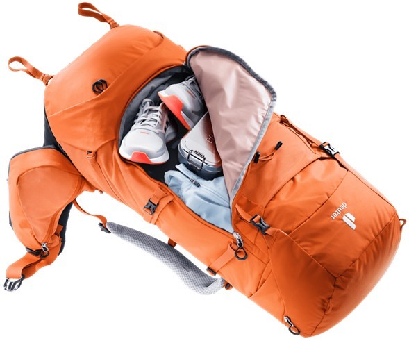 Mochila Aircontact Core 55 + 10 SL paprika-graphite – DEUTER