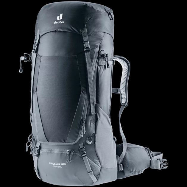 Mochila Futura Air Trek 55 + 10 SL black-graphite – DEUTER