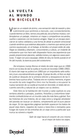 LA VUELTA AL MUNDO EN BICICLETA