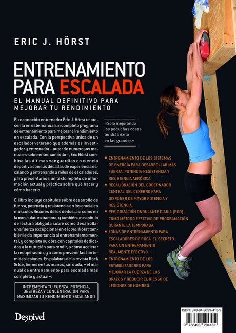 ENTRENAMIENTO PARA LA ESCALADA