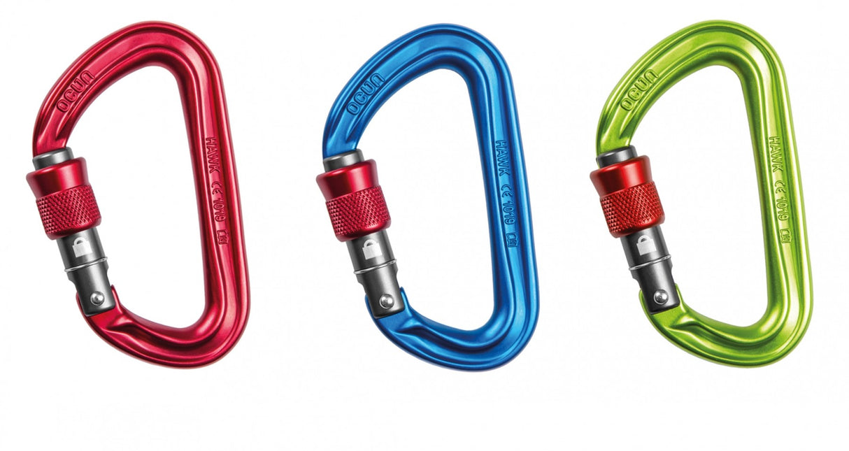 Mosquetón Hawk Screw 3-Pack